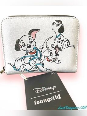 Loungefly Disney 101 Dalmatians Puppies Mini Zipper Wallet